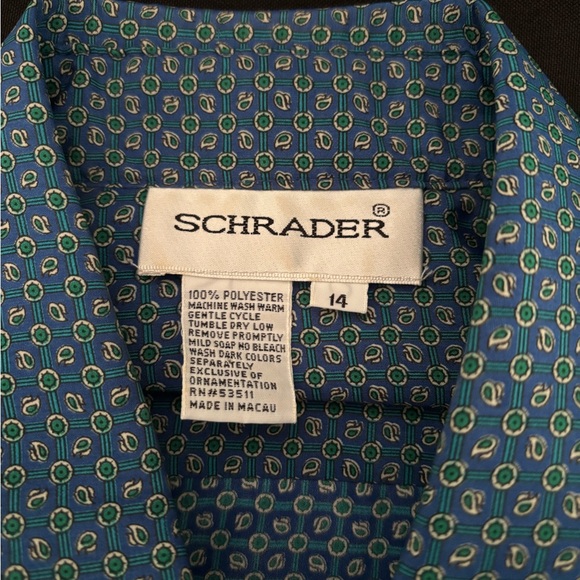 Vintage Schrader button down dress size 14 - Picture 6 of 12
